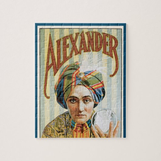 Oude Magische Poster, Alexander, de Man Die Weet Legpuzzel (Verticaal)