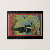 Oude Magische Poster, Brush de Grote Magiër Legpuzzel (Horizontaal)