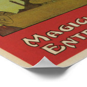 Oude Magische Poster, Brush de Grote Magiër Poster (Hoek)