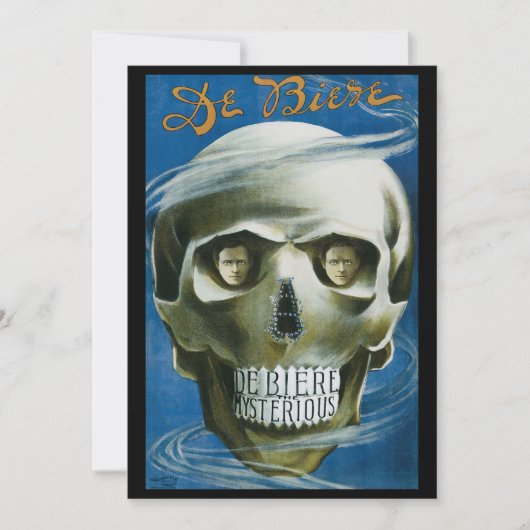 Oude Magische Poster, De Biere de Mysterieuze (Voorkant)