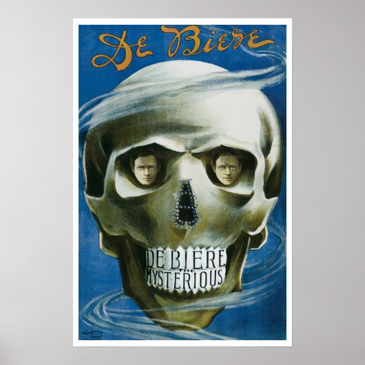 Oude Magische Poster, De Biere de Mysterieuze Poster (Voorkant)