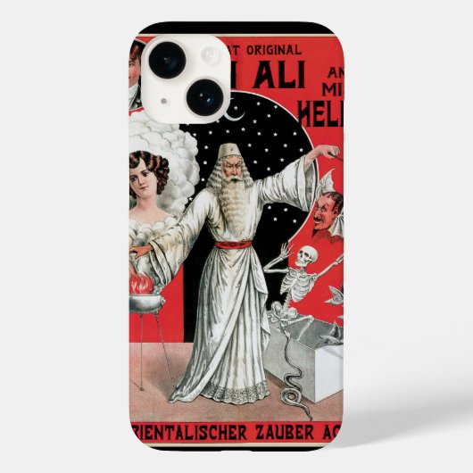Oude Magische Poster, de Grote Originele Ben Ali Case-Mate iPhone Case (Achterkant)
