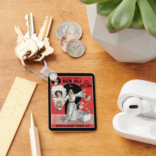 Oude Magische Poster, de Grote Originele Ben Ali Sleutelhanger (Bureau)