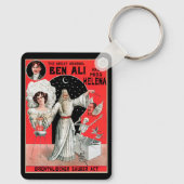 Oude Magische Poster, de Grote Originele Ben Ali Sleutelhanger (Achterkant)