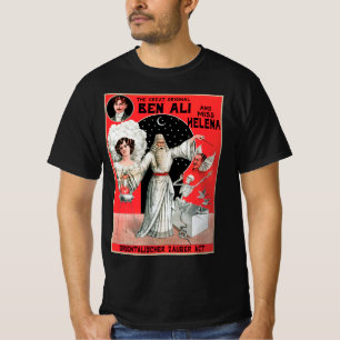Oude Magische Poster, de Grote Originele Ben Ali T-shirt