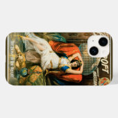 Oude magische poster, goochelaar Frederick Bancrof Case-Mate iPhone Case (Achterkant (horizontaal))