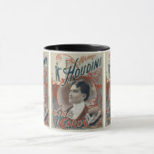 Oude magische poster, goochelaar Harry Houdini Mok (Midden)