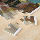 Oude magische poster, goochelaar Harry Kellar Legpuzzel (Zijkant)