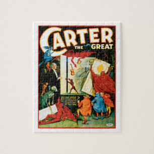 Oude magische poster, Magiër Carter de Grote Legpuzzel