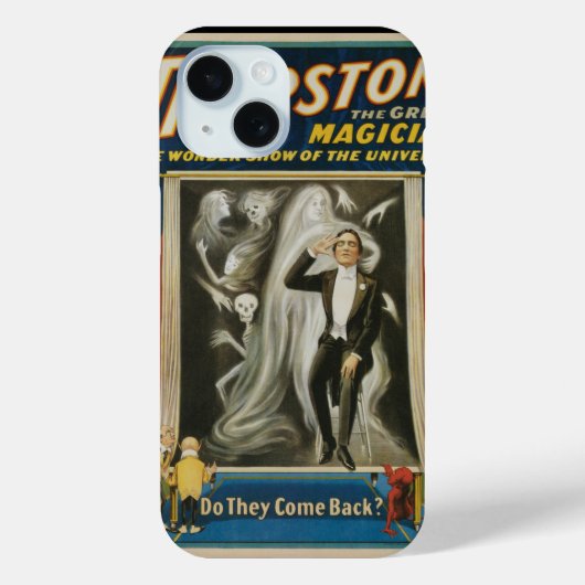 Oude Magische Poster, Thurston, De Grote Magiër Case-Mate iPhone Case (Achterkant)