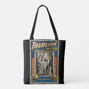 Oude Magische Poster, Thurston, De Grote Magiër Tote Bag