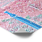 Oude Mahal Historische Ruïnes Moderne Kunst Wandde Poster (Hoek)