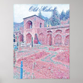 Oude Mahal Historische Ruïnes Moderne Kunst Wandde Poster (Voorkant)