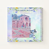 Oude mahal ruïnes tweede jaar kat liefhebbers past notitieboek (Achterkant)