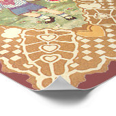 Oude malse Valentijnsdag, jongen op de weide Poster (Hoek)