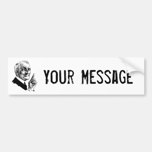 Oude man Been There Done That - Pas het aan Bumpersticker (Voorkant)