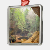 Oude Man Cave Metalen Ornament (Links)