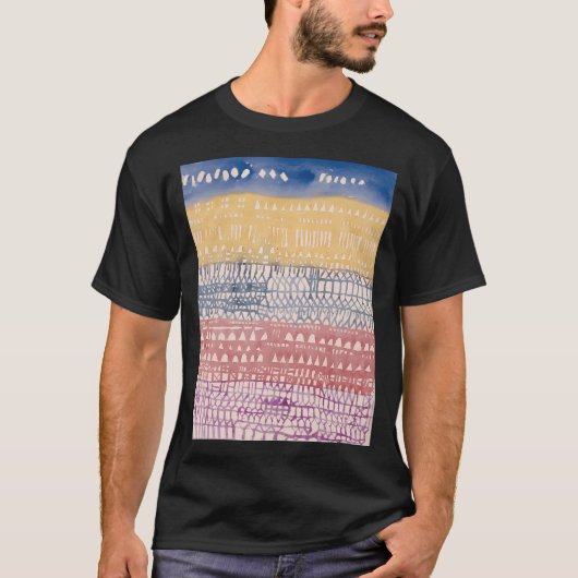 Oude man die abstract telt ,expressionisme · cubi T-shirt (Voorkant)