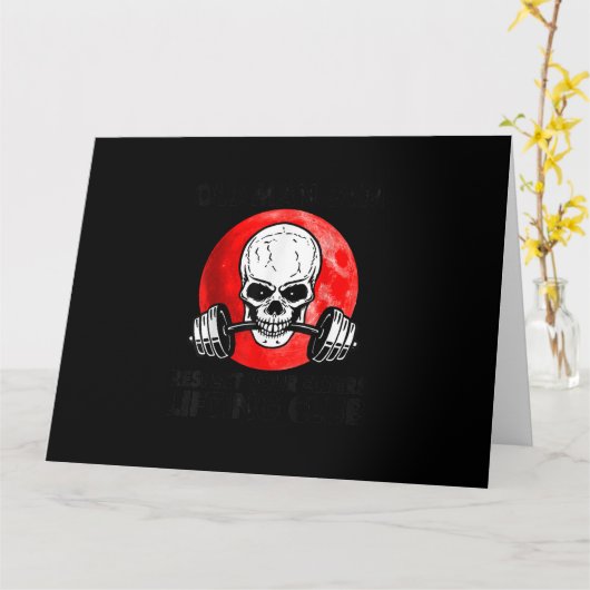 Oude Man Gym respecteer je oudere lui die de lul v Kaart (Gele Bloem)