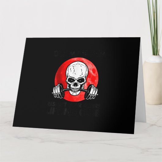 Oude Man Gym respecteer je oudere lui die de lul v Kaart (Voorkant)