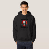 Oude man Gym respecteert je ouderen Hoppend clubje Hoodie (Voorkant volledig)