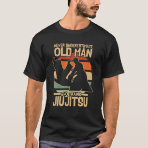 Oude Man Jiu Jitsu BJJ  Jujutsu Martial Arts T-shirt