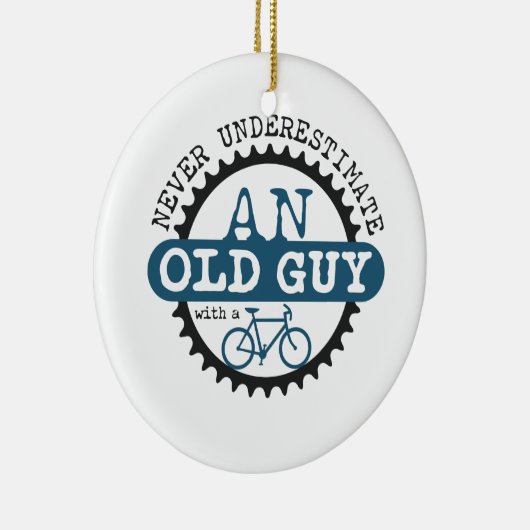 Oude man keramisch ornament (Rechts)