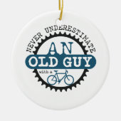 Oude man keramisch ornament (Voorkant)