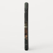 Oude Man kerstman die zijn lijst leest Case-Mate iPhone Case (Achterkant/links)