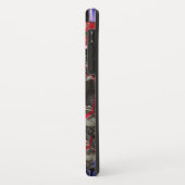 Oude Man kerstman en rendier Case-Mate iPhone Case (Achterkant/links)