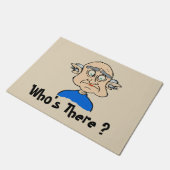 Oude Man, komisch wie is er? Deurmat (Schuin)