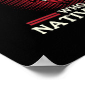 Oude Man met inheemse bloedtransgenders Poster (Hoek)