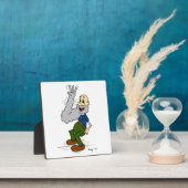 Oude Man met zwenkbaard Fotoplaat (Insitu)