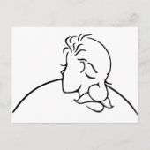 Oude Man of jonge-Lady optische illusie Briefkaart (Voorkant)