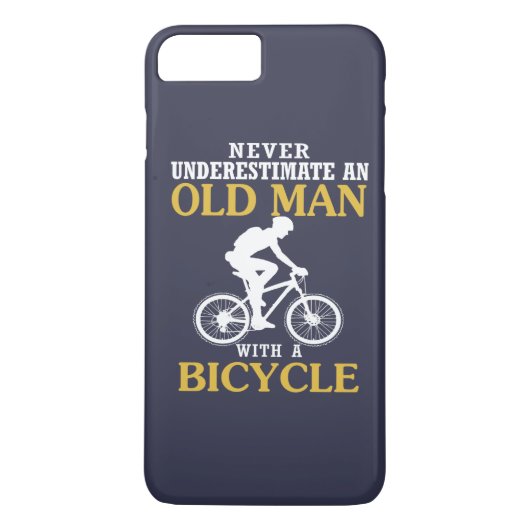Oude Man Op Een Fiets Case-Mate iPhone Case (Achterkant)
