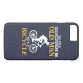 Oude Man Op Een Fiets Case-Mate iPhone Case (Achterkant (Horizontaal))