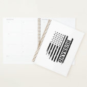 Oude man patriottisch vlag overhemd ontwerp_1 planner (Display)