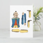 oude man pop kaart (Staand voorkant)