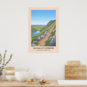 Oude man van Coniston Lake District Reisposter Poster (Keuken)