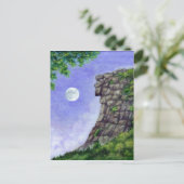 Oude Man van de berg New Hampshire Post Kaart (Staand voorkant)