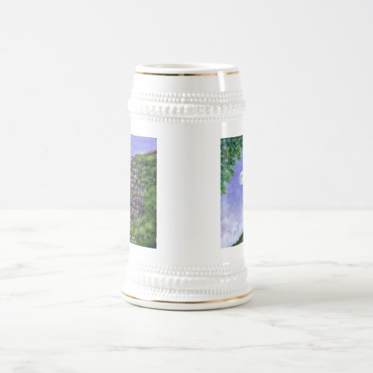 Oude Man van de berg New Hampshire Stein Bierpul (Center)