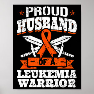 Oude man van een leukemiesurk-bloed poster