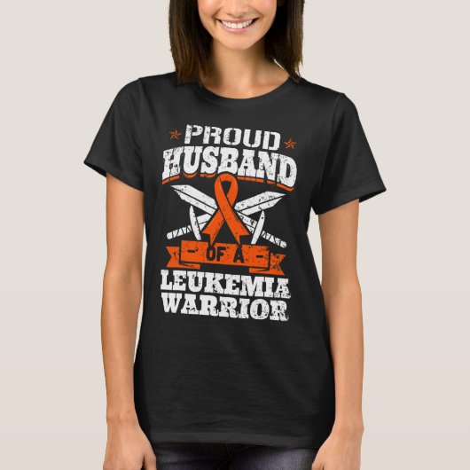 Oude man van een leukemiesurk-bloed t-shirt (Voorkant)
