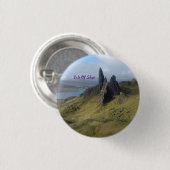 Oude Man Van Storr Eiland Skye Ronde Button 3,2 Cm (Voorkant /achterkant)