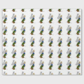 Oude Man-wandelpapier Cadeaupapier (Vlak)