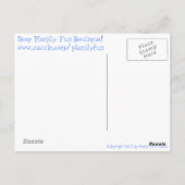 Oude Man Waving Beard "HI!" van een OUDE MAN Brief Briefkaart (Achterkant)