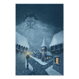 oude man wintervakantie foto foto's afdrukken foto afdruk