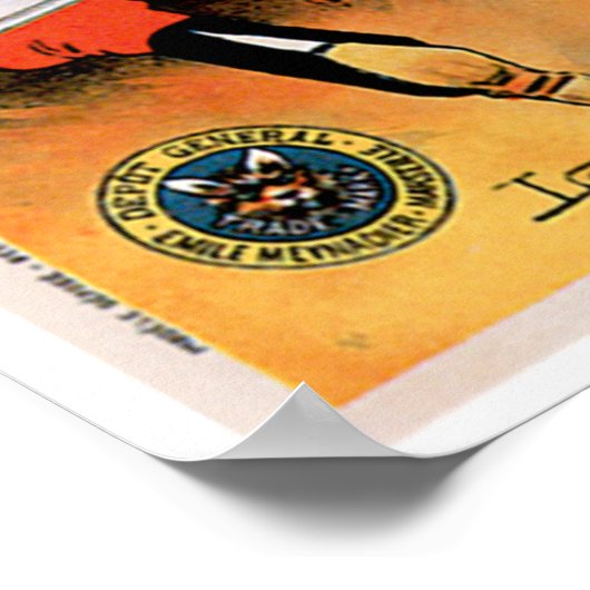 Oude Manada Rum  Drink en kunst Poster (Hoek)