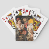 Oude-Mannen-Schatz (De Kat) (door Karl Gussow) Pokerkaarten (Achterkant)