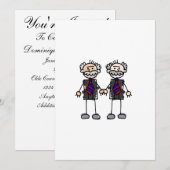 Oude mannetjes kaart (Voorkant / Achterkant)